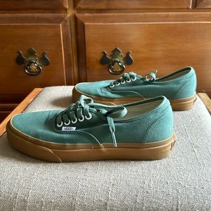 Hunter green vans
